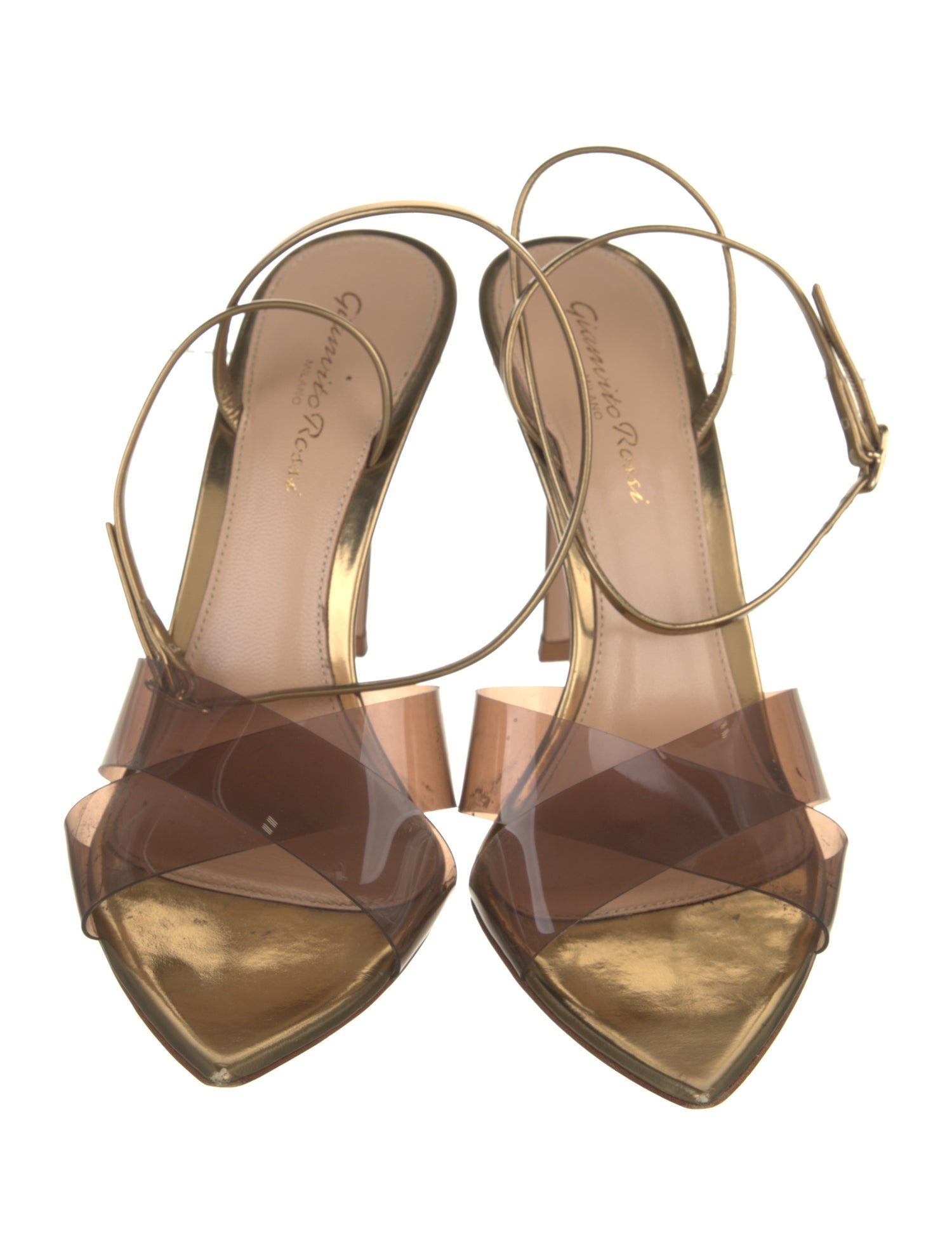 Gianvito Rossi Leather Slingback Pumps